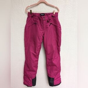 Tesla TSLA Magenta Pink Outdoor Insulated Snow Ski Pants Women's Size Small